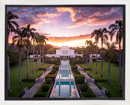 Laie Sunset Aerial