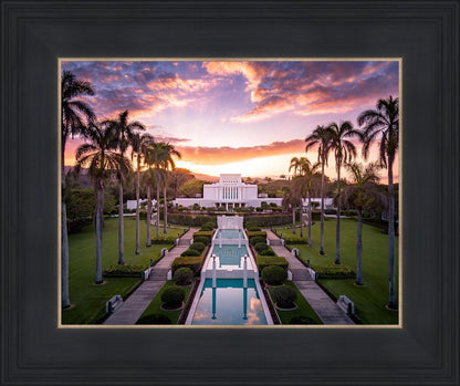 Laie Sunset Aerial