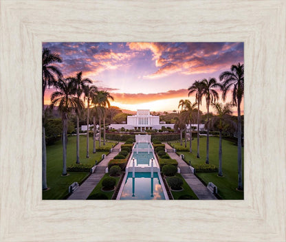 Laie Sunset Aerial
