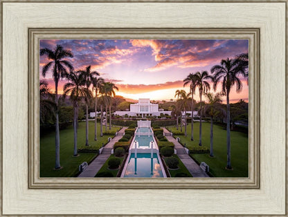 Laie Sunset Aerial