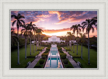 Laie Sunset Aerial