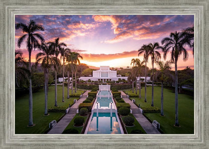 Laie Sunset Aerial