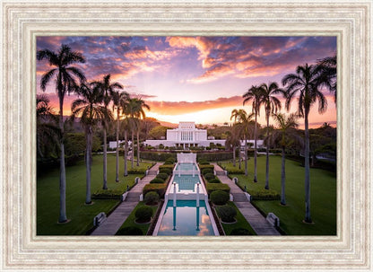 Laie Sunset Aerial
