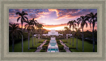 Laie Sunset Aerial