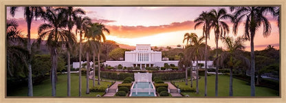 Laie Sunset Aerial