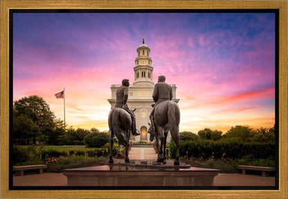 Nauvoo Joseph and Hyrum Sunrise Gallery Wrap