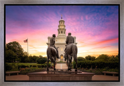 Nauvoo Joseph and Hyrum Sunrise Gallery Wrap