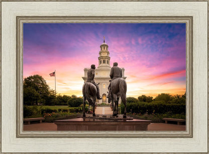 Nauvoo Joseph and Hyrum Sunrise