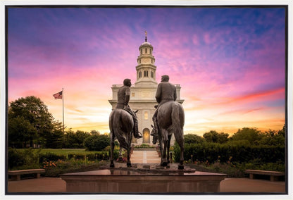 Nauvoo Joseph and Hyrum Sunrise Gallery Wrap