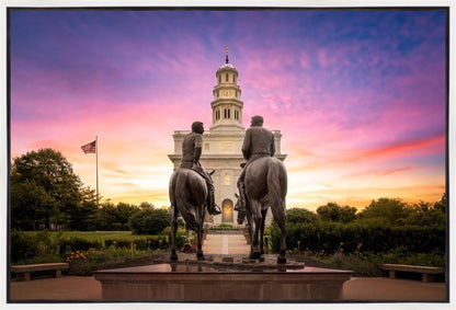 Nauvoo Joseph and Hyrum Sunrise Gallery Wrap