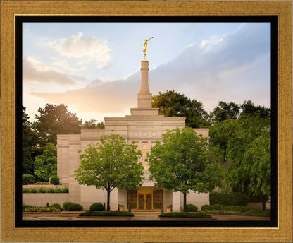 Winter Quarters Temple Rainy Evening