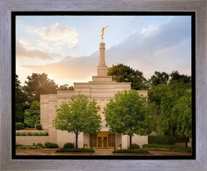 Winter Quarters Temple Rainy Evening