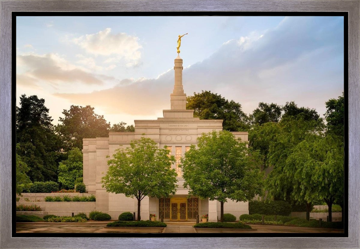 Winter Quarters Temple Rainy Evening