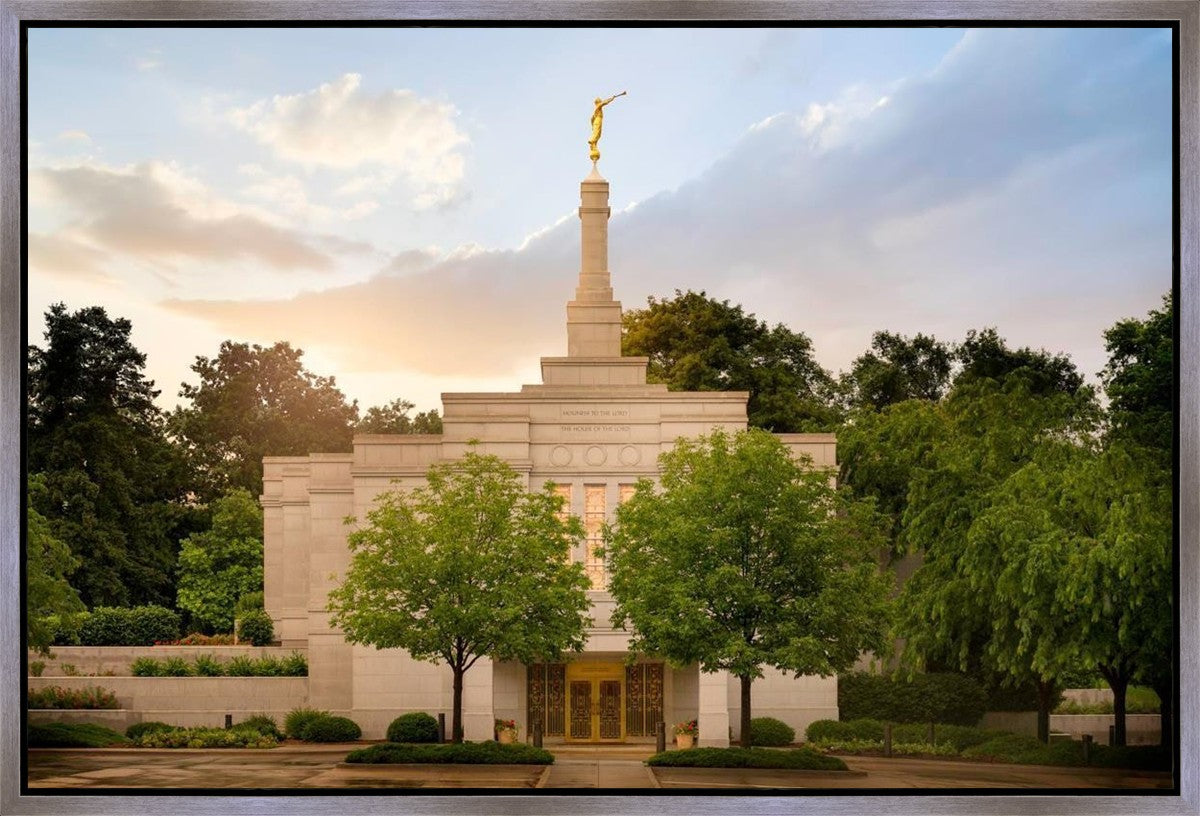 Winter Quarters Temple Rainy Evening