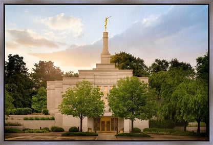 Winter Quarters Temple Rainy Evening