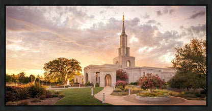 Sacramento Temple Sunset Panorama