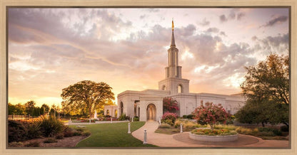 Sacramento Temple Sunset Panorama