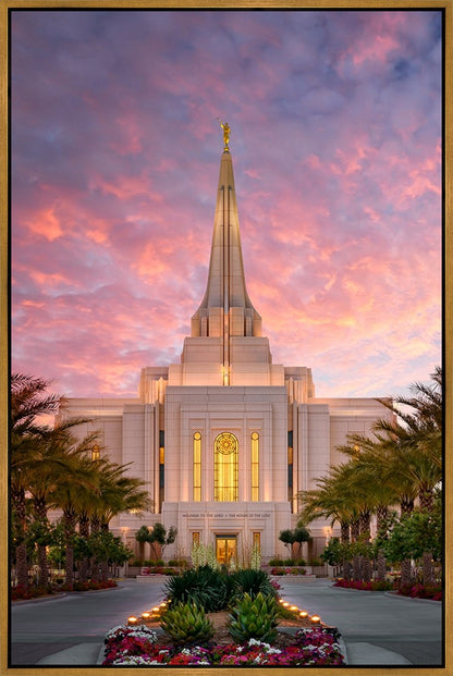 Glorious Gilbert Arizona Temple Large Wall Art Gallery Wrap