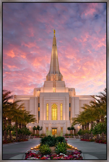 Glorious Gilbert Arizona Temple Large Wall Art Gallery Wrap