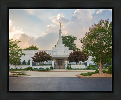 Memphis Temple Glorious Sunset Gallery Wrap