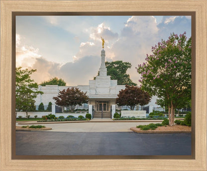 Memphis Temple Glorious Sunset Gallery Wrap