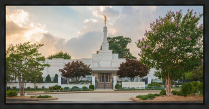 Memphis Temple Glorious Sunset Gallery Wrap
