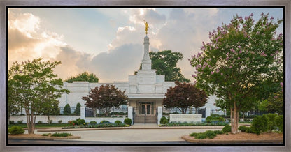 Memphis Temple Glorious Sunset Gallery Wrap