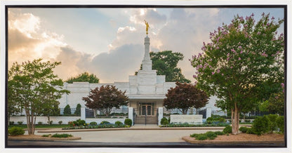 Memphis Temple Glorious Sunset Gallery Wrap