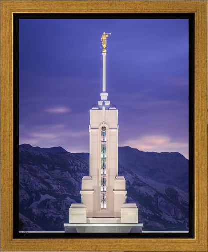 Mount Timpanogos Purple Mountains Gallery Wrap