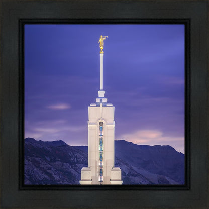 Mount Timpanogos Purple Mountains Gallery Wrap