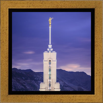 Mount Timpanogos Purple Mountains Gallery Wrap