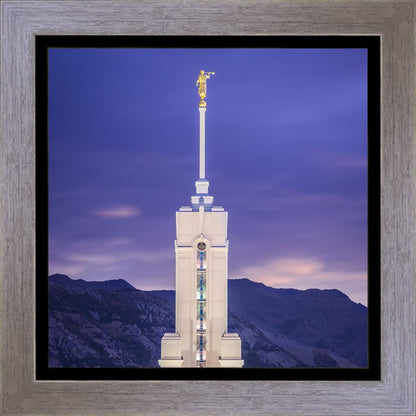 Mount Timpanogos Purple Mountains Gallery Wrap