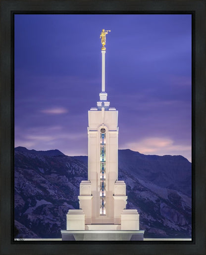 Mount Timpanogos Purple Mountains Gallery Wrap