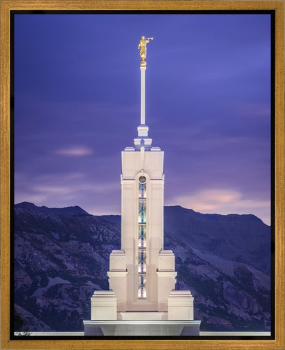 Mount Timpanogos Purple Mountains Gallery Wrap