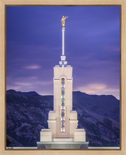 Mount Timpanogos Purple Mountains Gallery Wrap