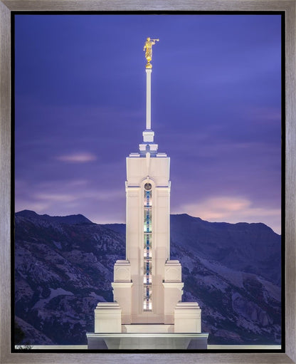 Mount Timpanogos Purple Mountains Gallery Wrap