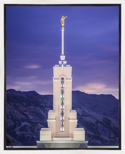 Mount Timpanogos Purple Mountains Gallery Wrap