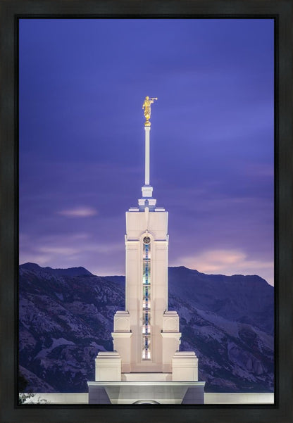 Mount Timpanogos Purple Mountains Gallery Wrap