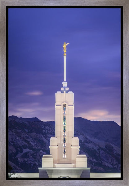 Mount Timpanogos Purple Mountains Gallery Wrap
