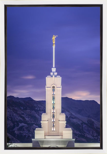 Mount Timpanogos Purple Mountains Gallery Wrap