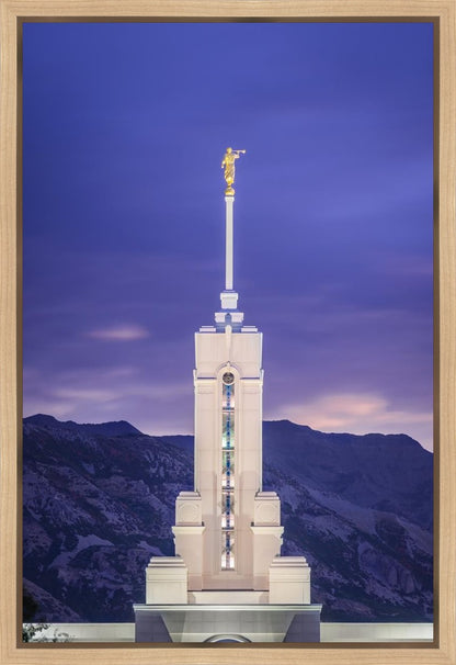 Mount Timpanogos Purple Mountains Gallery Wrap