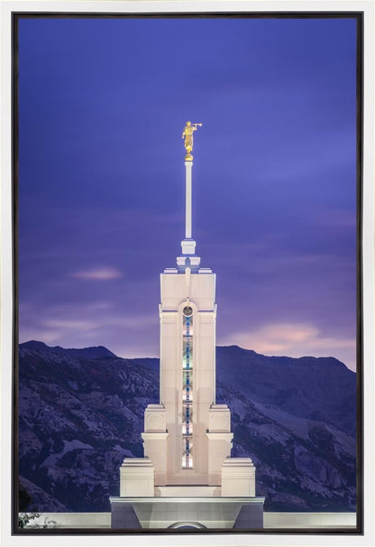 Mount Timpanogos Purple Mountains Gallery Wrap