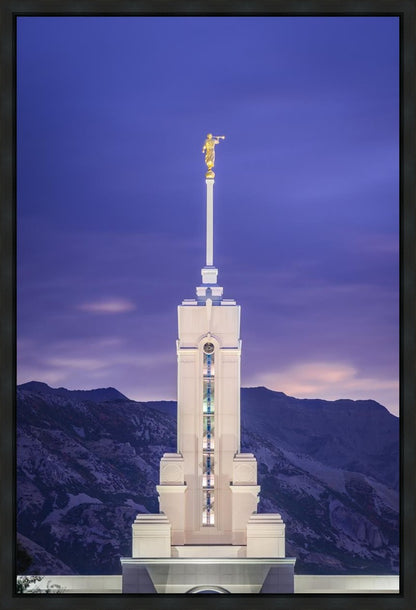 Mount Timpanogos Purple Mountains Gallery Wrap
