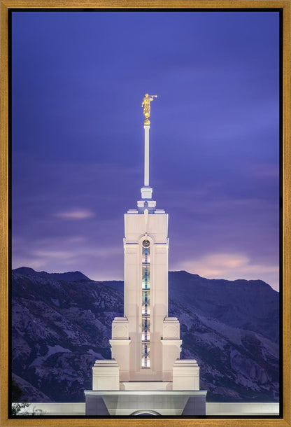 Mount Timpanogos Purple Mountains Gallery Wrap