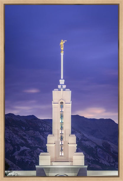 Mount Timpanogos Purple Mountains Gallery Wrap