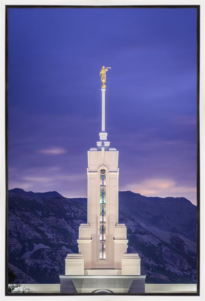 Mount Timpanogos Purple Mountains Gallery Wrap