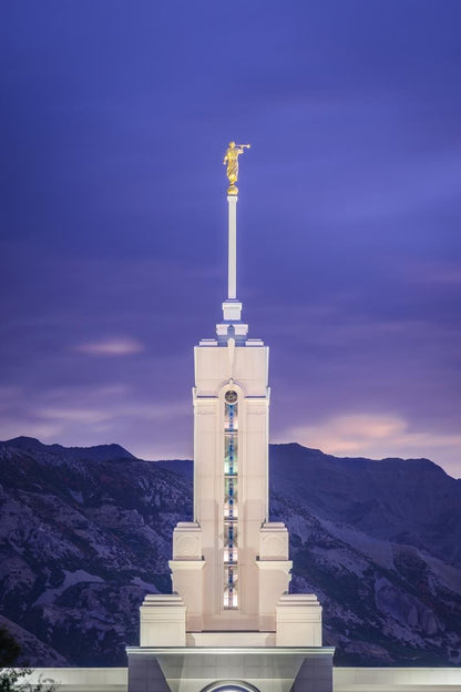 Mount Timpanogos Purple Mountains Gallery Wrap