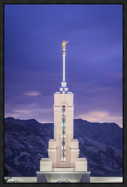 Mount Timpanogos Purple Mountains Gallery Wrap