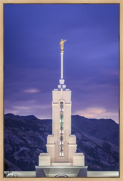 Mount Timpanogos Purple Mountains Gallery Wrap
