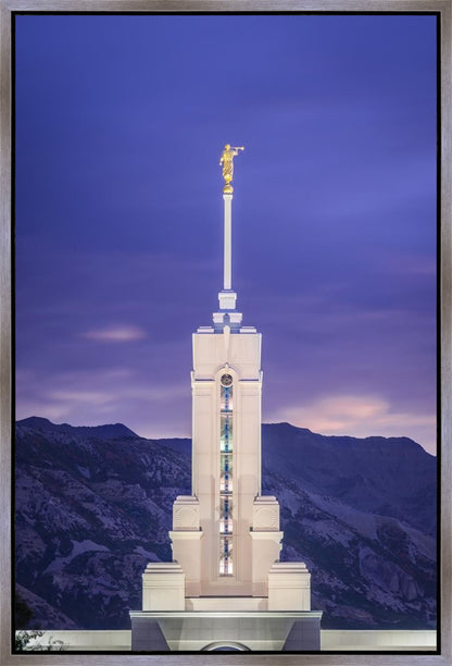 Mount Timpanogos Purple Mountains Gallery Wrap